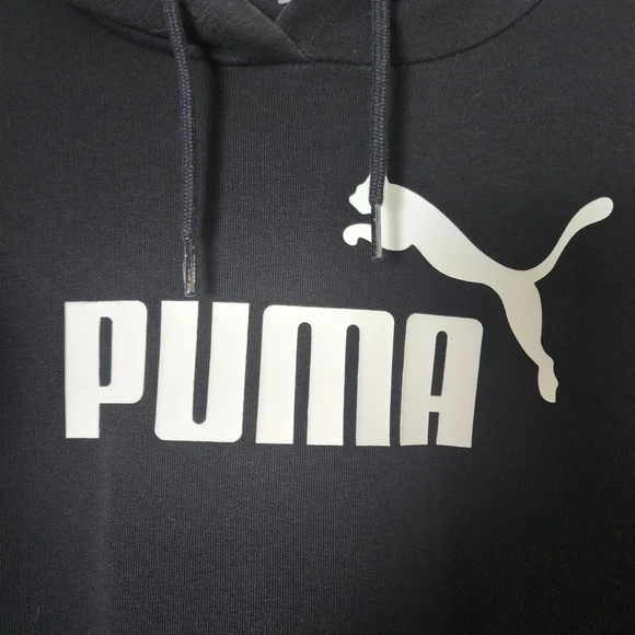 Puma Black Hoodie Jacket - Picture 3 of 8